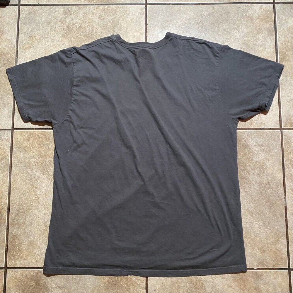 Marmot Men’s T Shirt Size 2XL Mountain Peak Spell Out Organic Cotton Gray Hike - Picture 6 of 7
